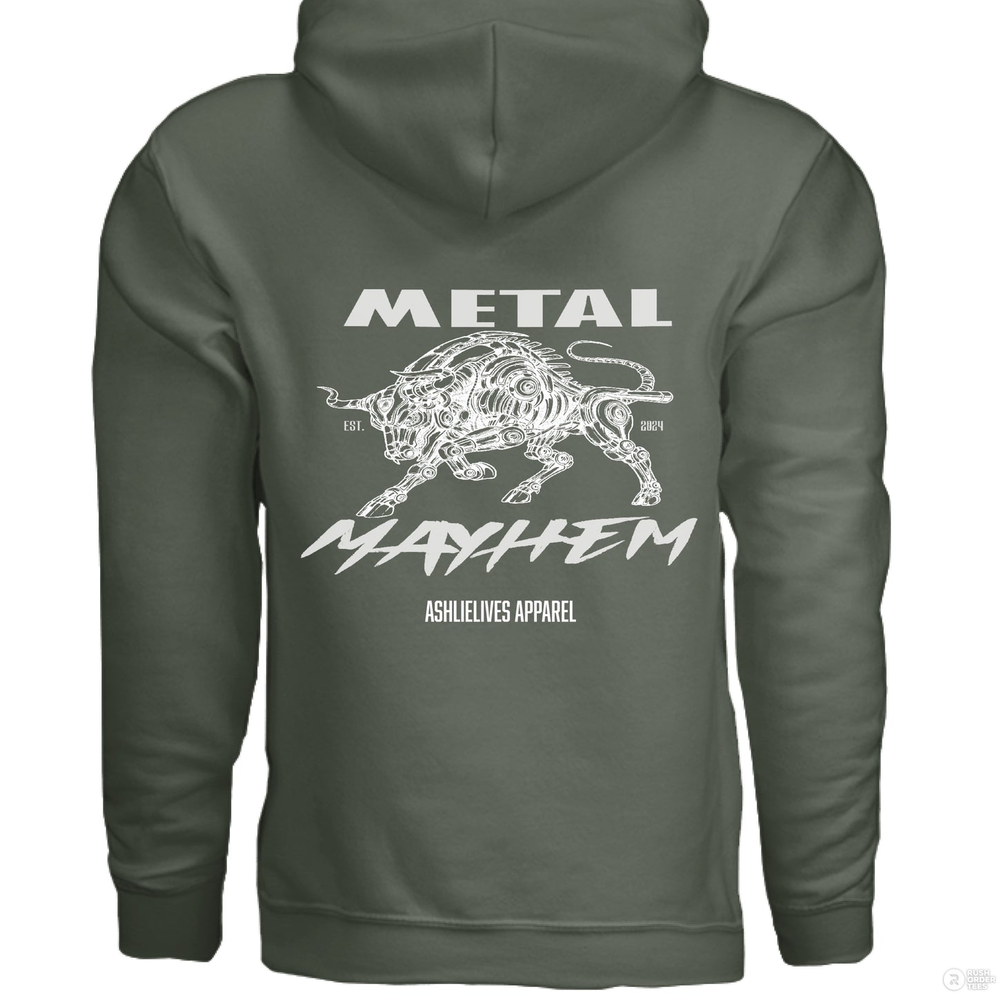 MILITARY GREEN - BACK