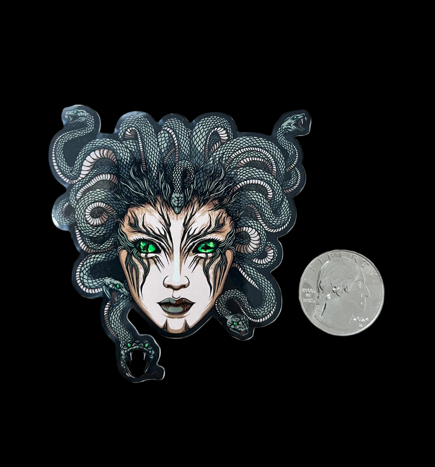 Medusa Guardian of the Night Sticker